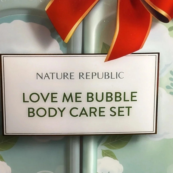 NWT Nature Republic Love Me Bubble Body Care Set (1 Bath/1 Body Lotion) - Picture 2 of 8